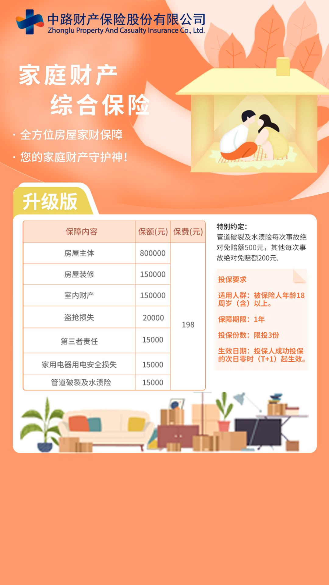 家庭财产综合保险升级版